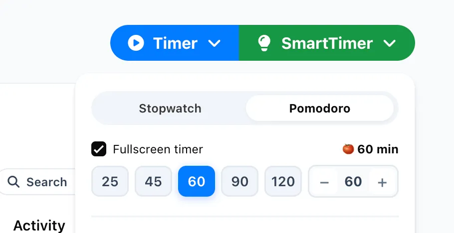 Pomodoro timer