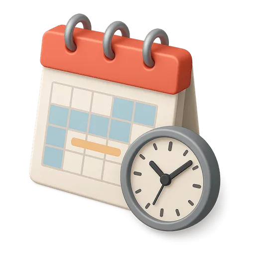Estudante organizando um cronograma de estudo semanal em uma mesa limpa