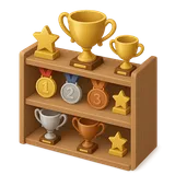 Medals icon: Gold, silver, bronze for study achievements