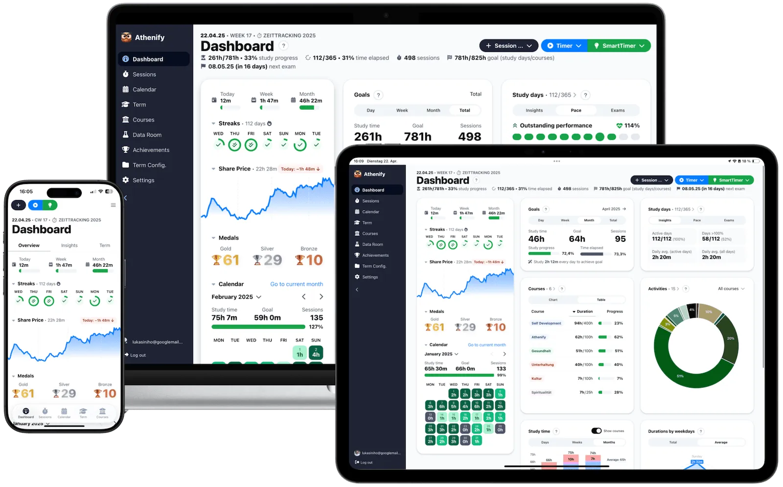 Try Athenify for free — your digital learning tracking tool